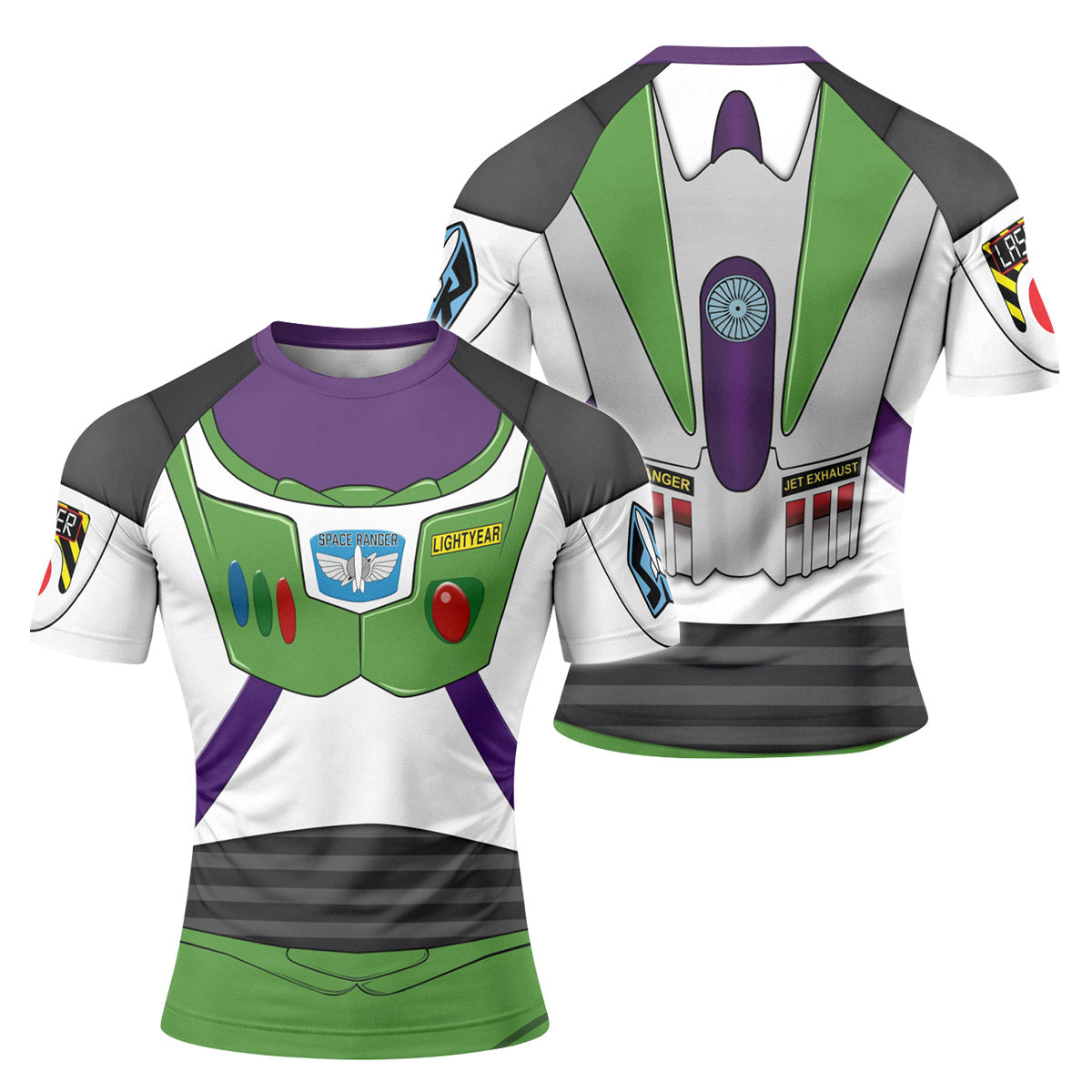 Toy Story Buzz Lightyear Cosplay Rash Guard