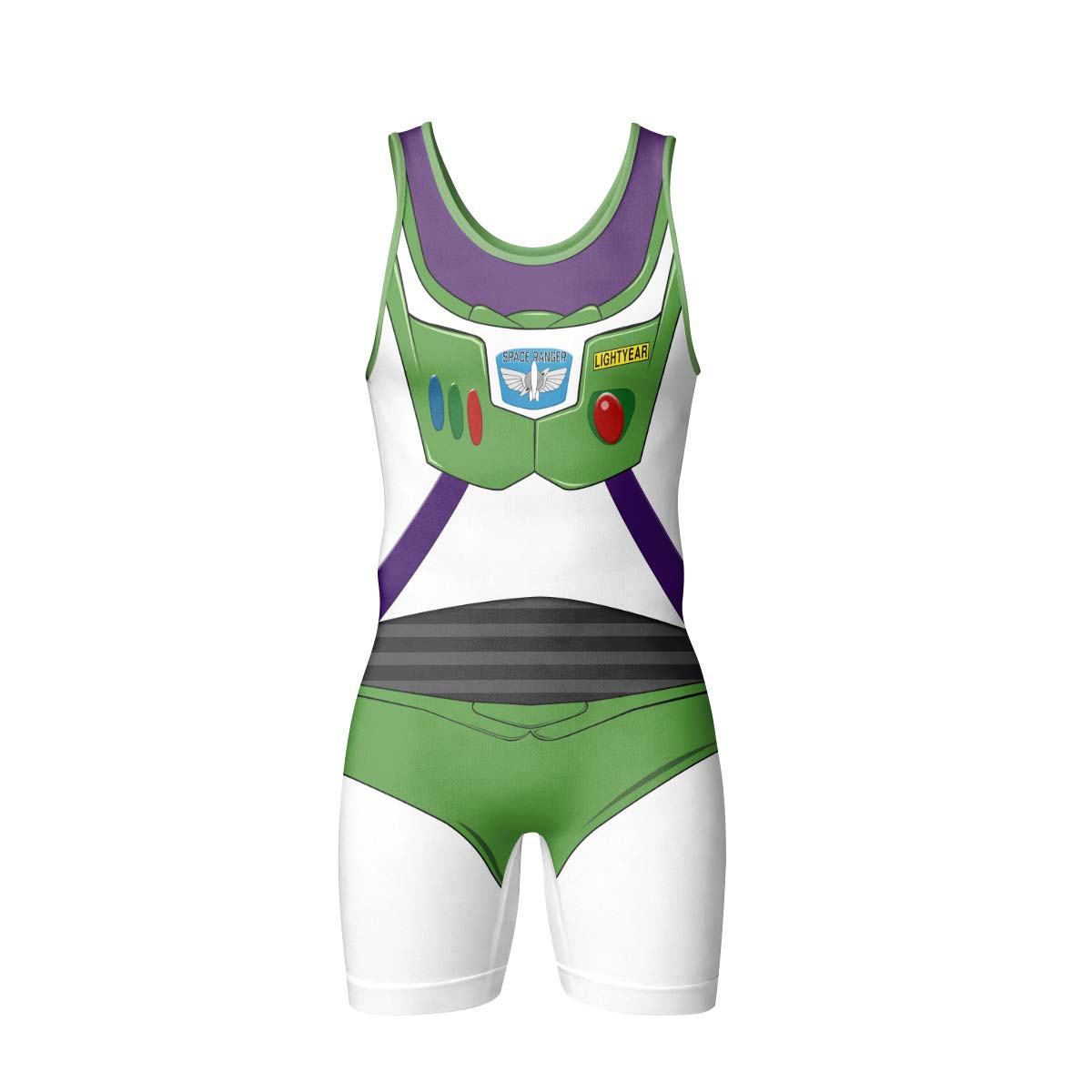 Toy Story Buzz Lightyear Cosplay Wrestling Singlet