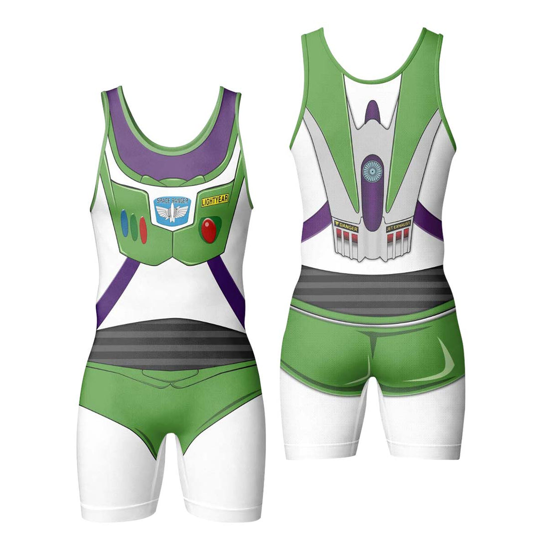 Toy Story Buzz Lightyear Cosplay Wrestling Singlet