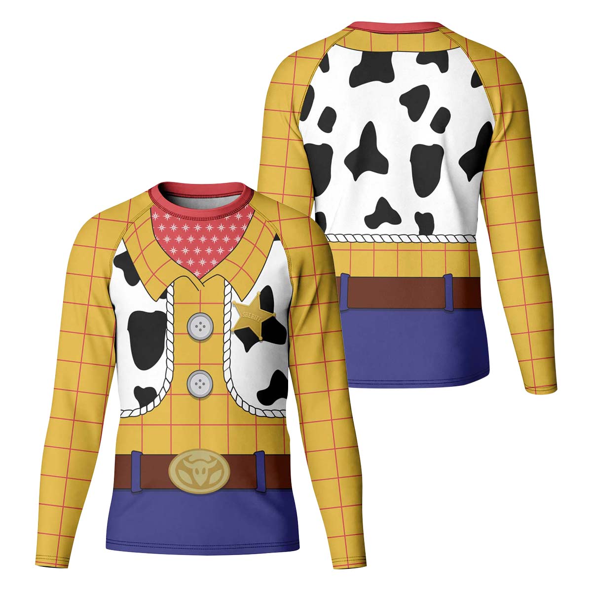 Toy Story Woody Cosplay Kid Rash Guard