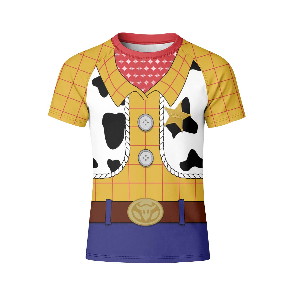 Toy Story Woody Cosplay Kid Rash Guard