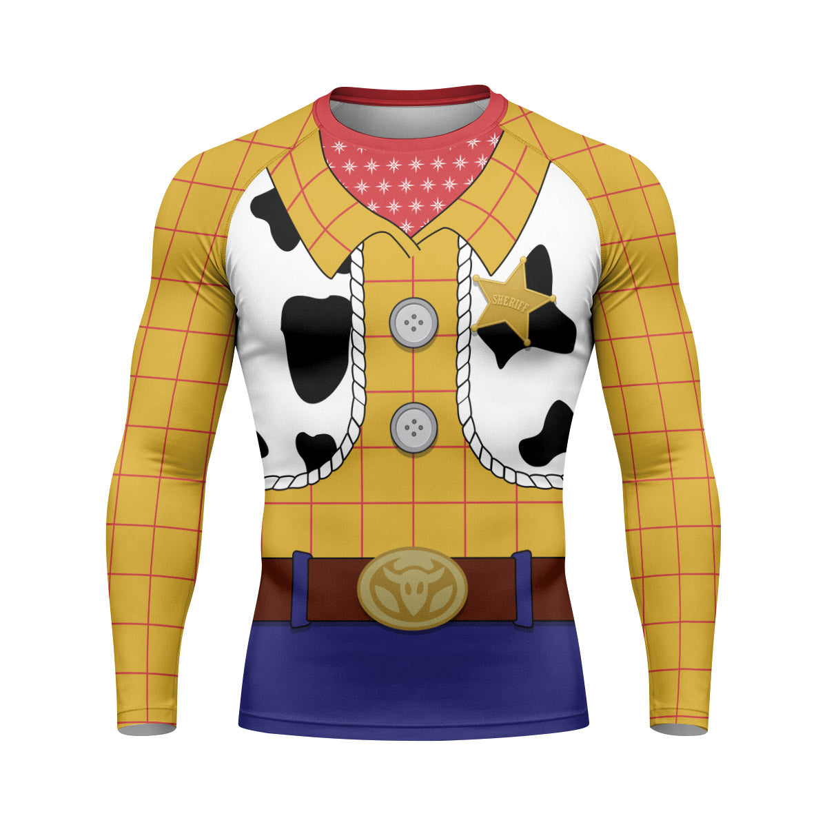 Toy Story Woody Cosplay Rash Guard