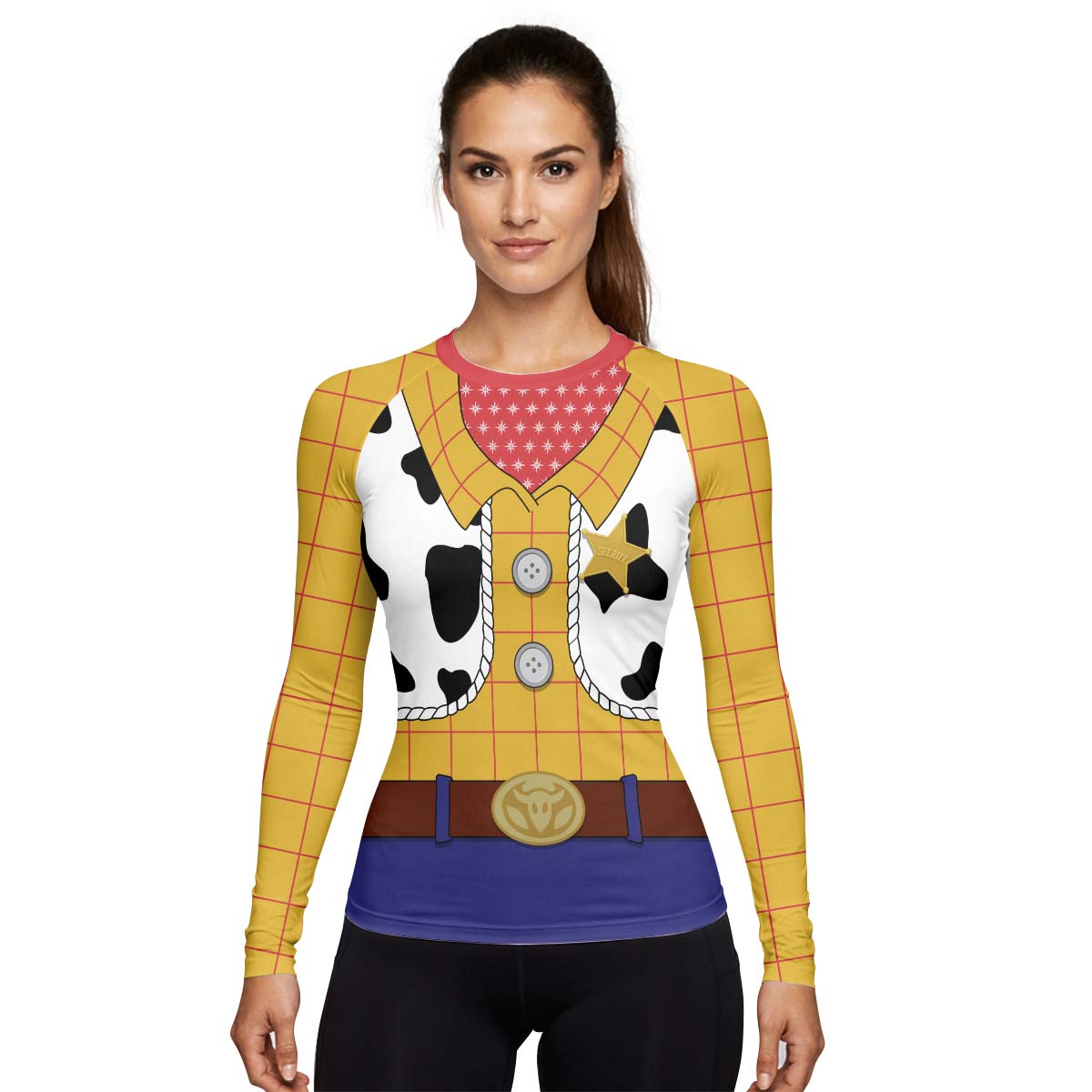 Toy Story Woody Cosplay Rash Guard