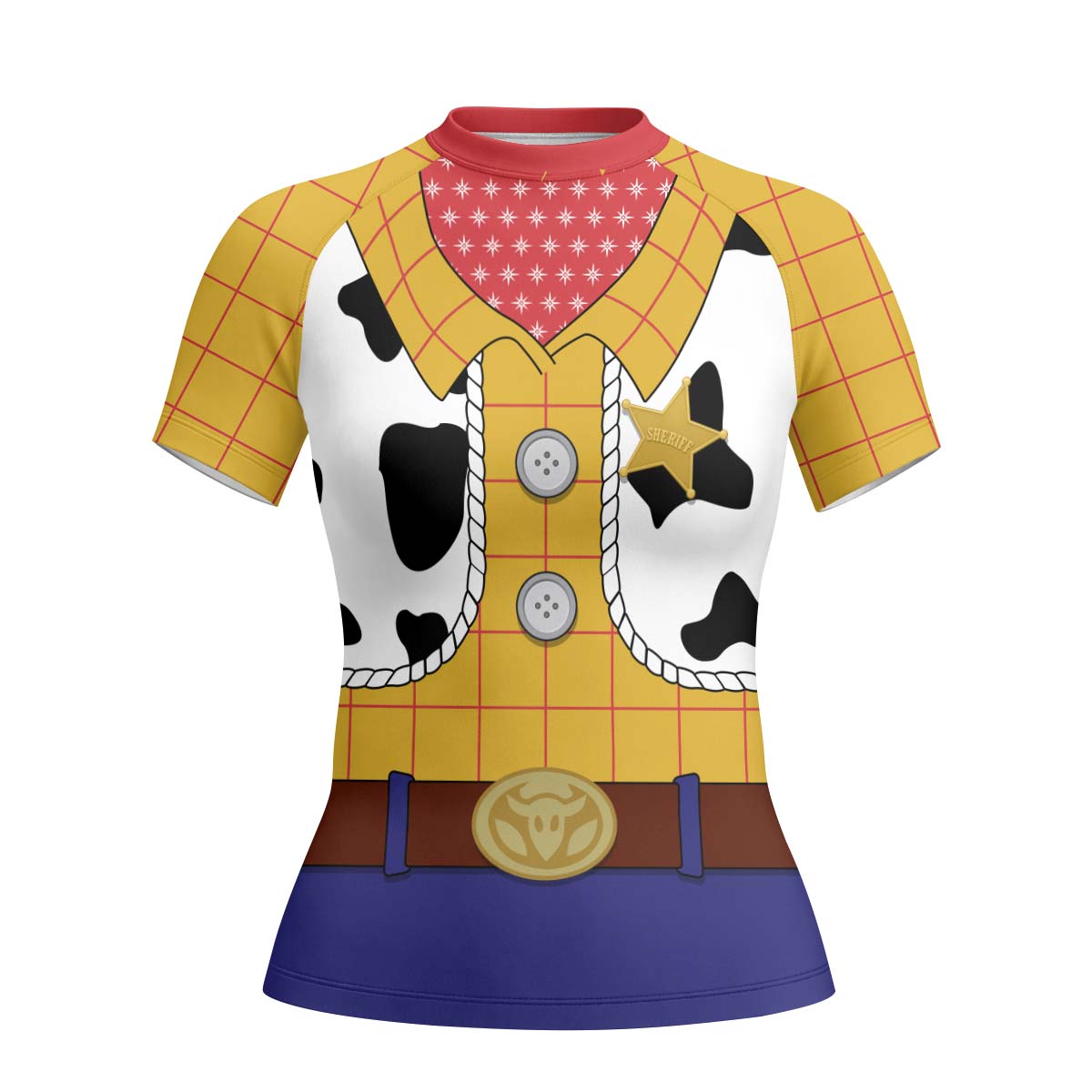 Toy Story Woody Cosplay Rash Guard