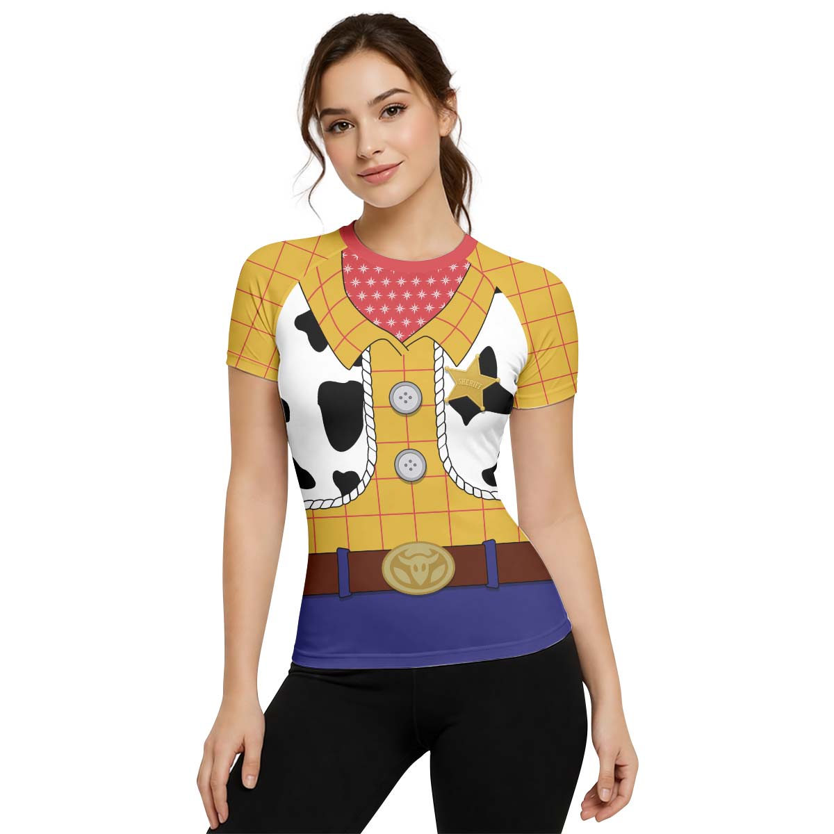 Toy Story Woody Cosplay Rash Guard