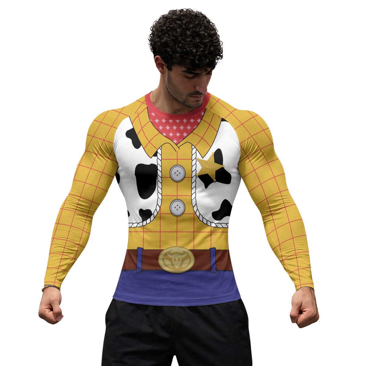 Toy Story Woody Cosplay Rash Guard