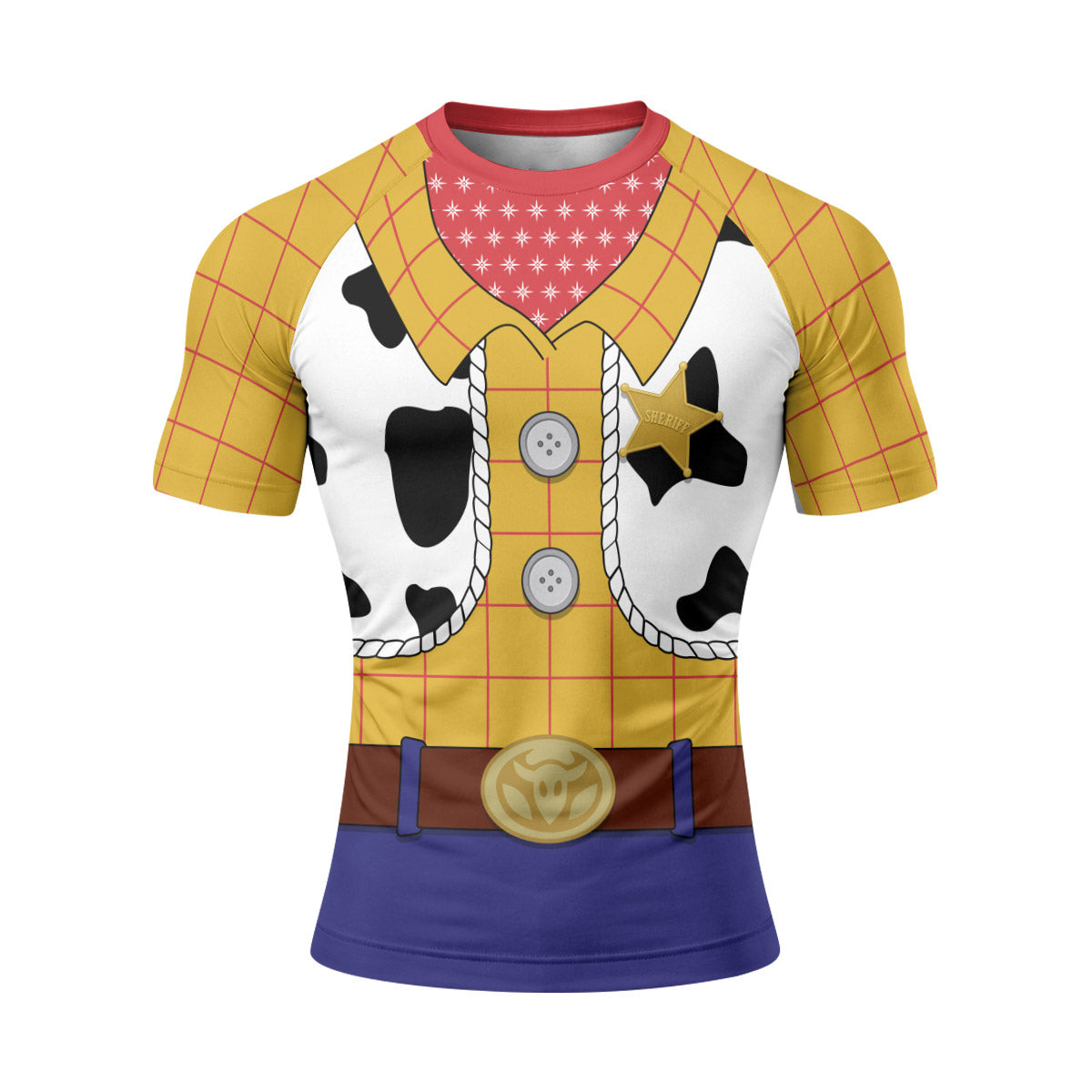 Toy Story Woody Cosplay Rash Guard