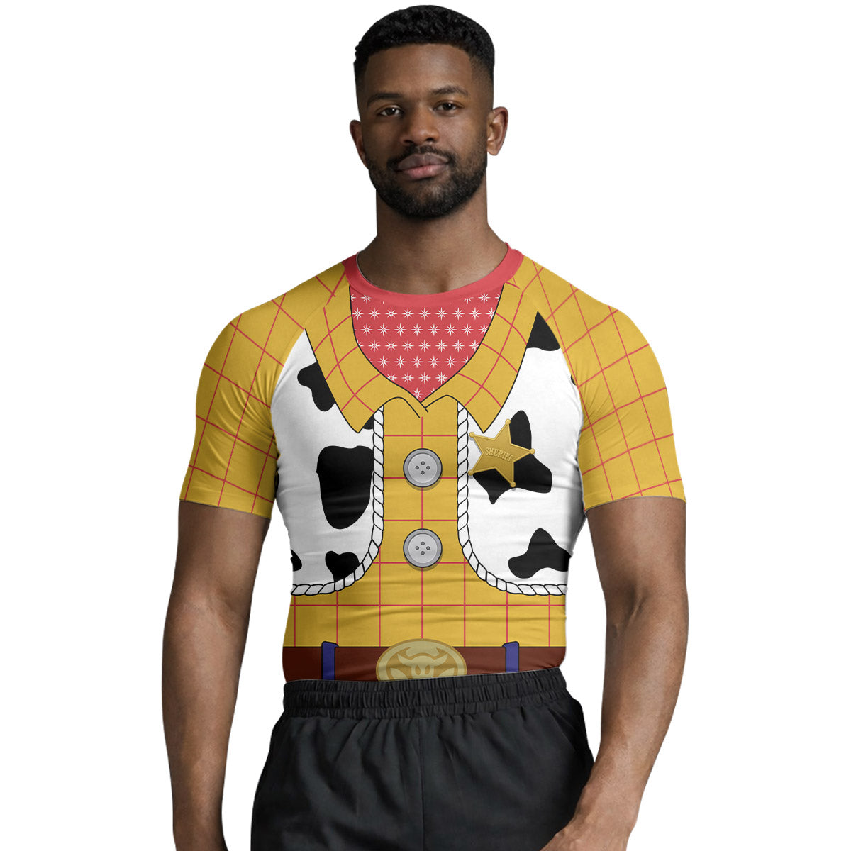 Toy Story Woody Cosplay Rash Guard