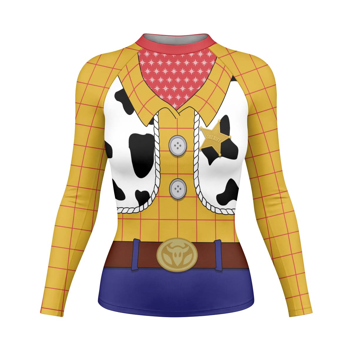 Toy Story Woody Cosplay Rash Guard