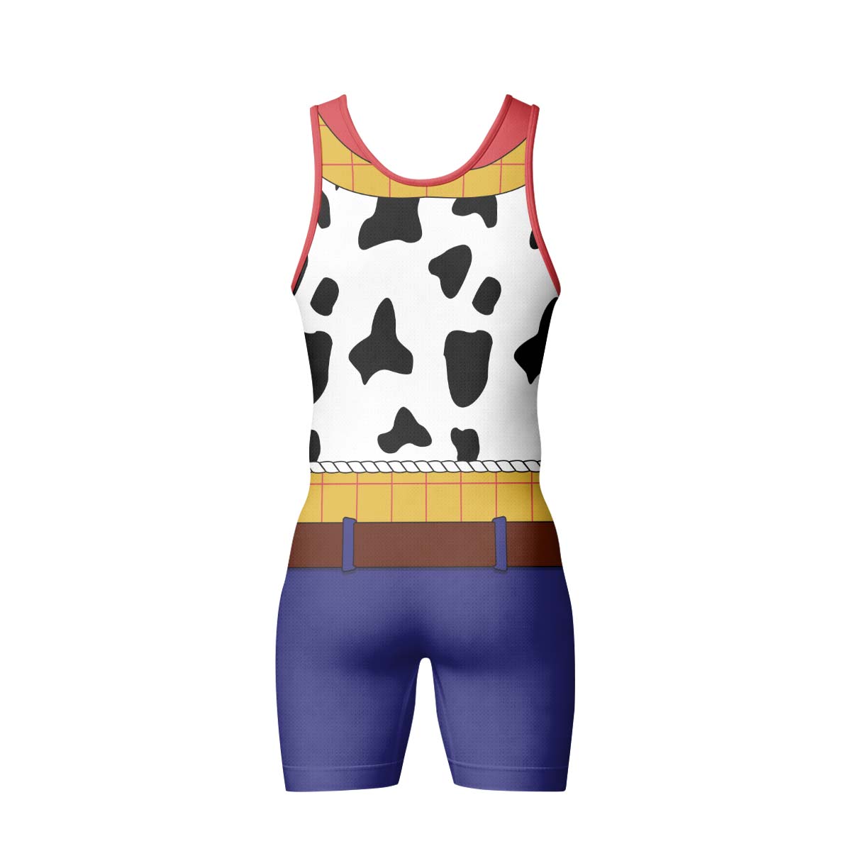 Toy Story Woody Cosplay Wrestling Singlet