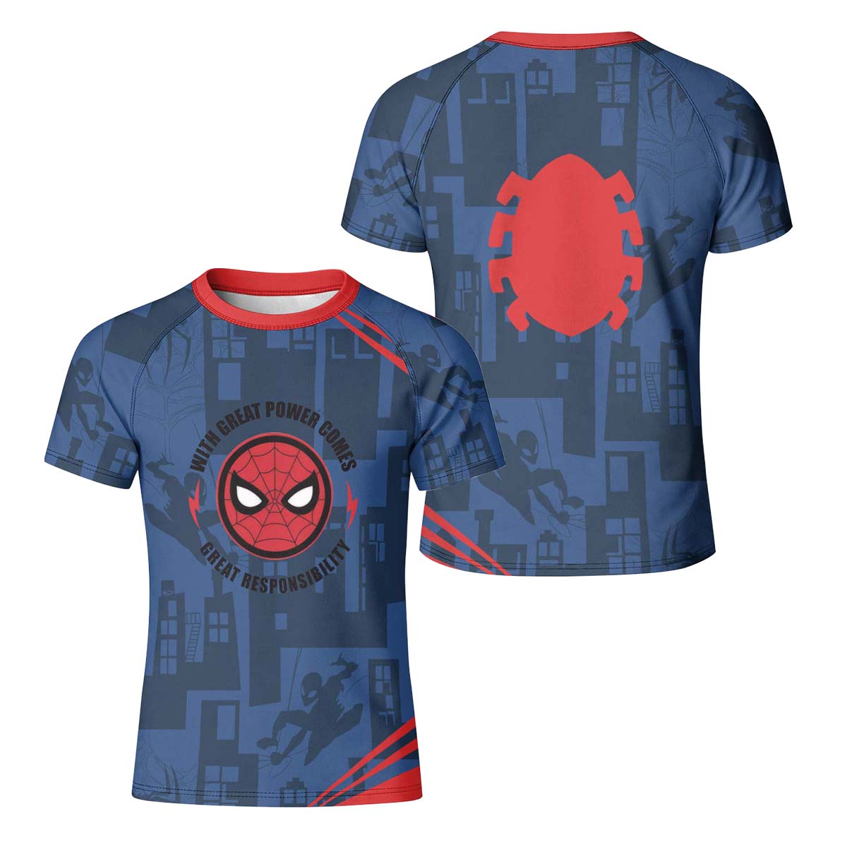  Ultimate Spider Man Kid Rash Guard