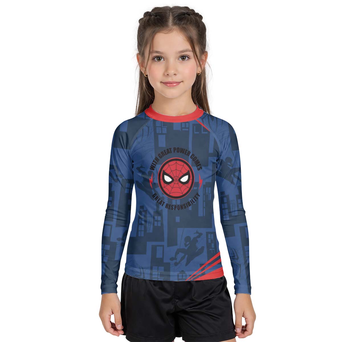 Ultimate Spider Man Kid Rash Guard