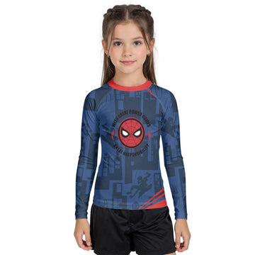 Ultimate Spider Man Kid Rash Guard