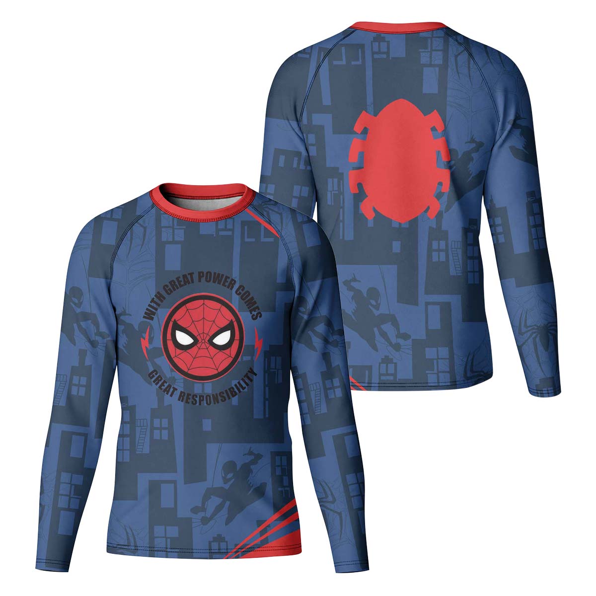 Ultimate Spider Man Kid Rash Guard
