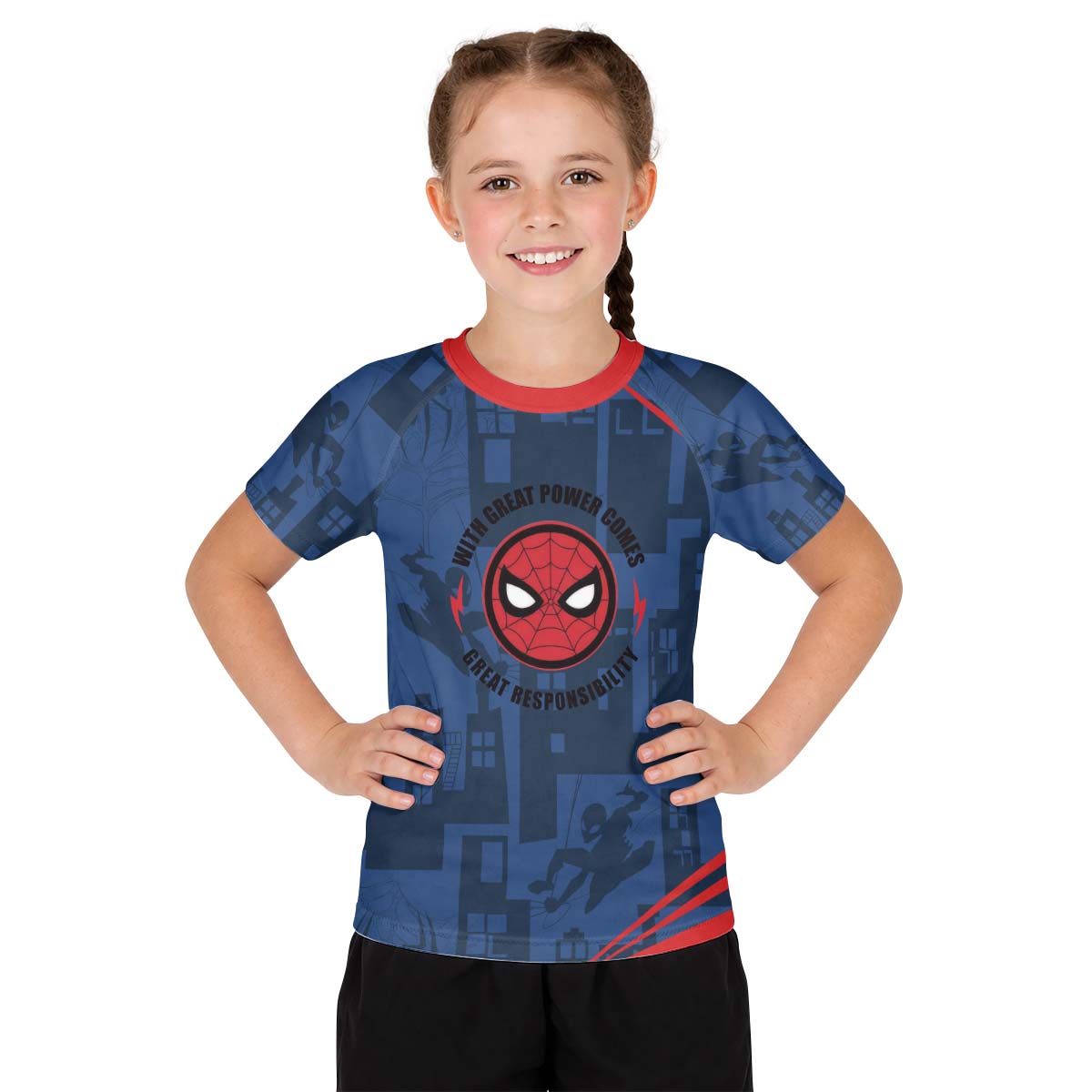  Ultimate Spider Man Kid Rash Guard