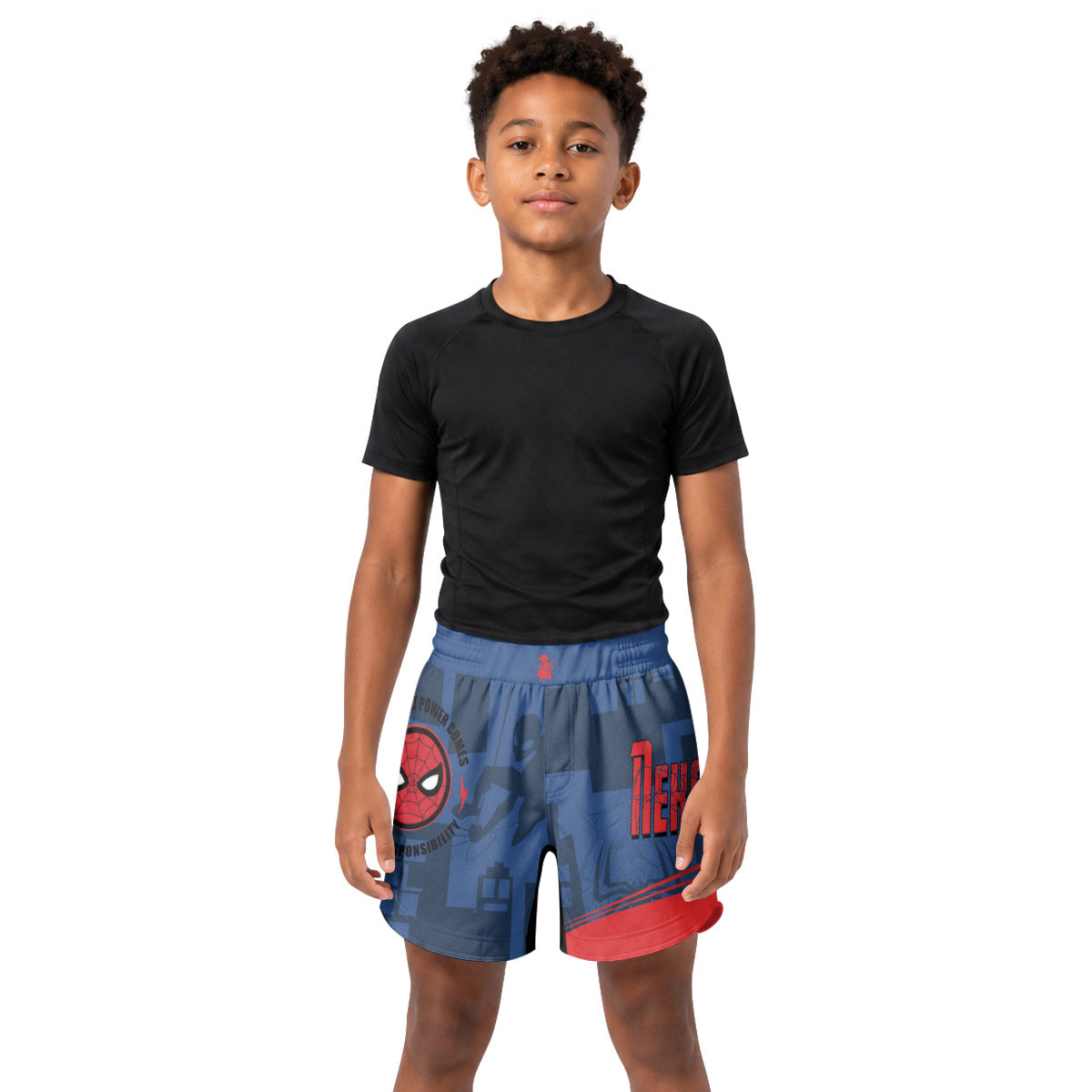 Ultimate Spider Man Kids Grappling Shorts