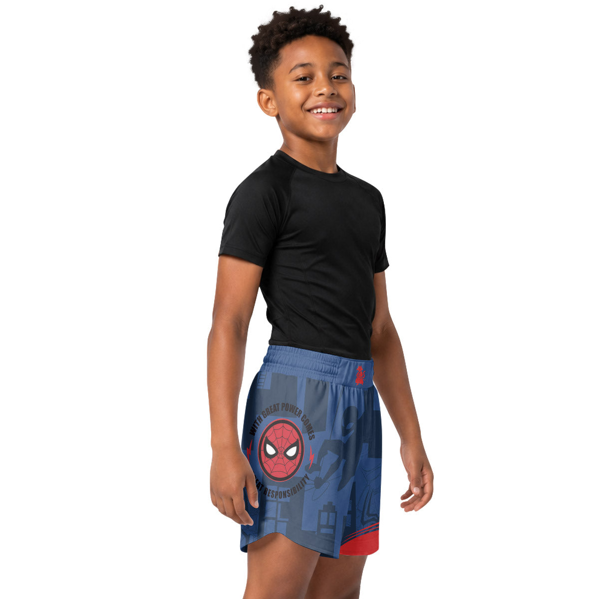 Ultimate Spider Man Kids Grappling Shorts