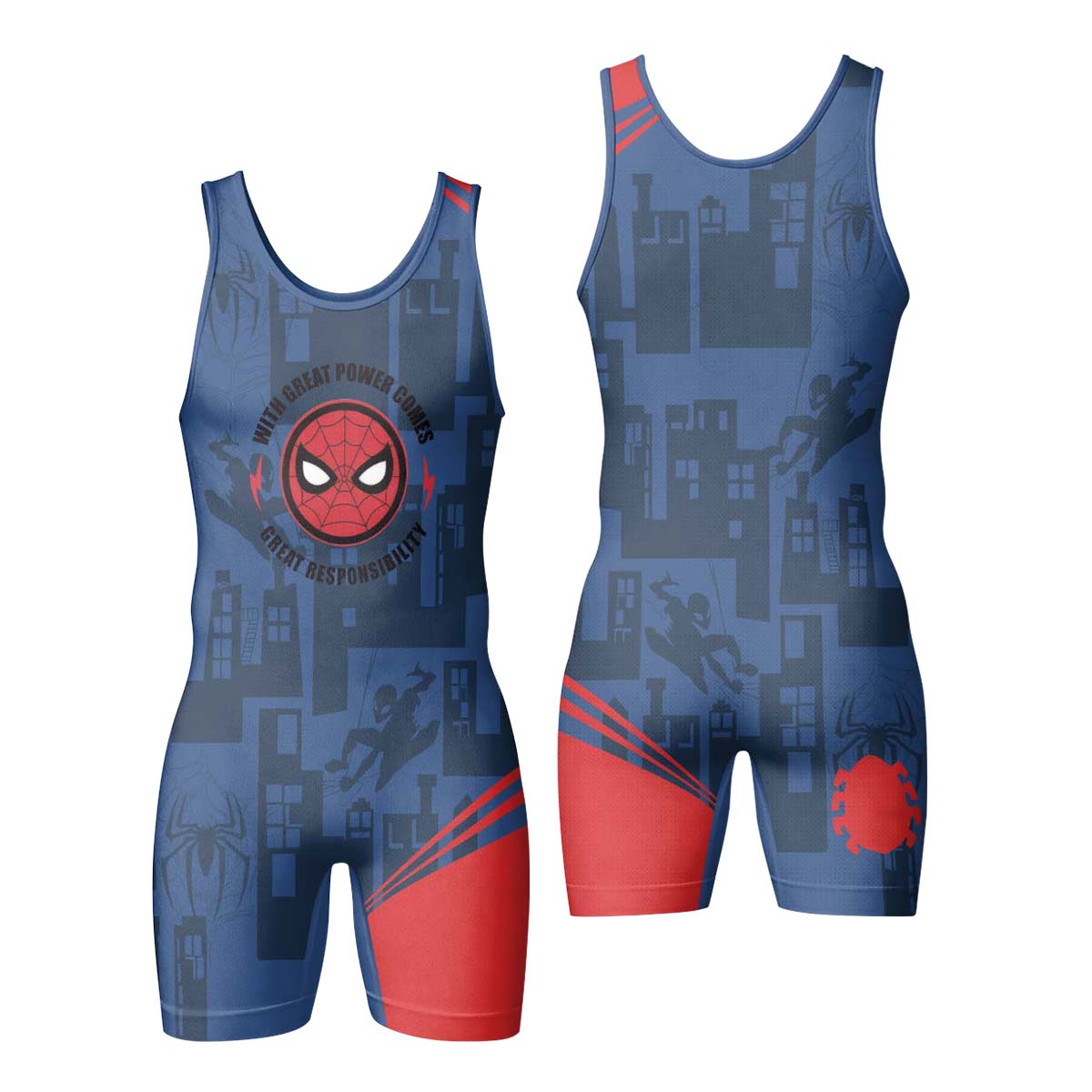 Ultimate Spider Man Wrestling Singlet