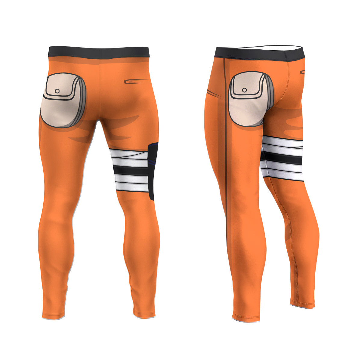  Uzumaki Naruto Men's Compression Leggings