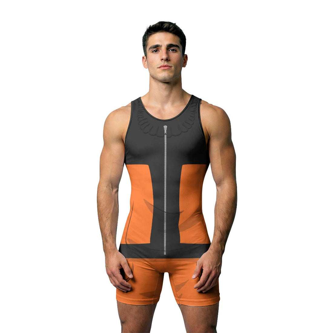 Uzumaki Naruto Wrestling Singlet
