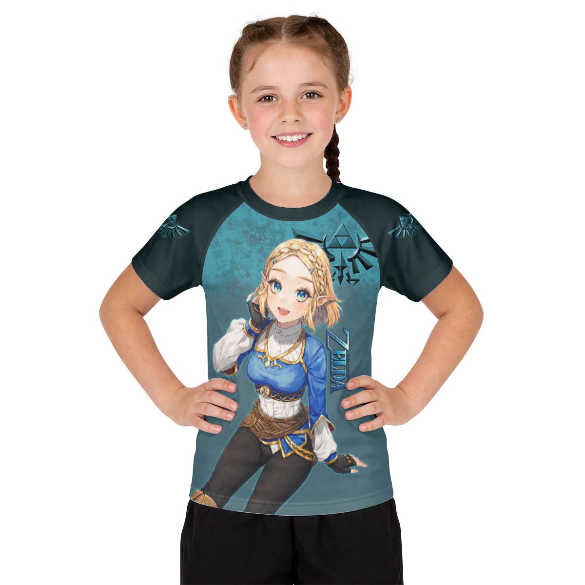  Zelda Princess Kid Rash Guard