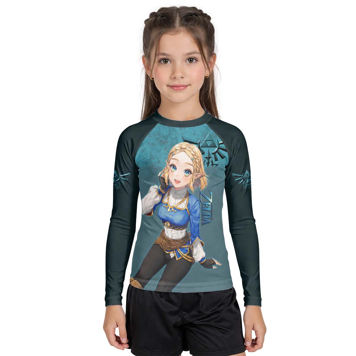 Zelda Princess Kid Rash Guard