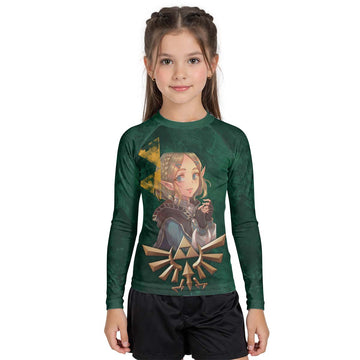  Zelda Princess of Hyrule Kid Rash Guard
