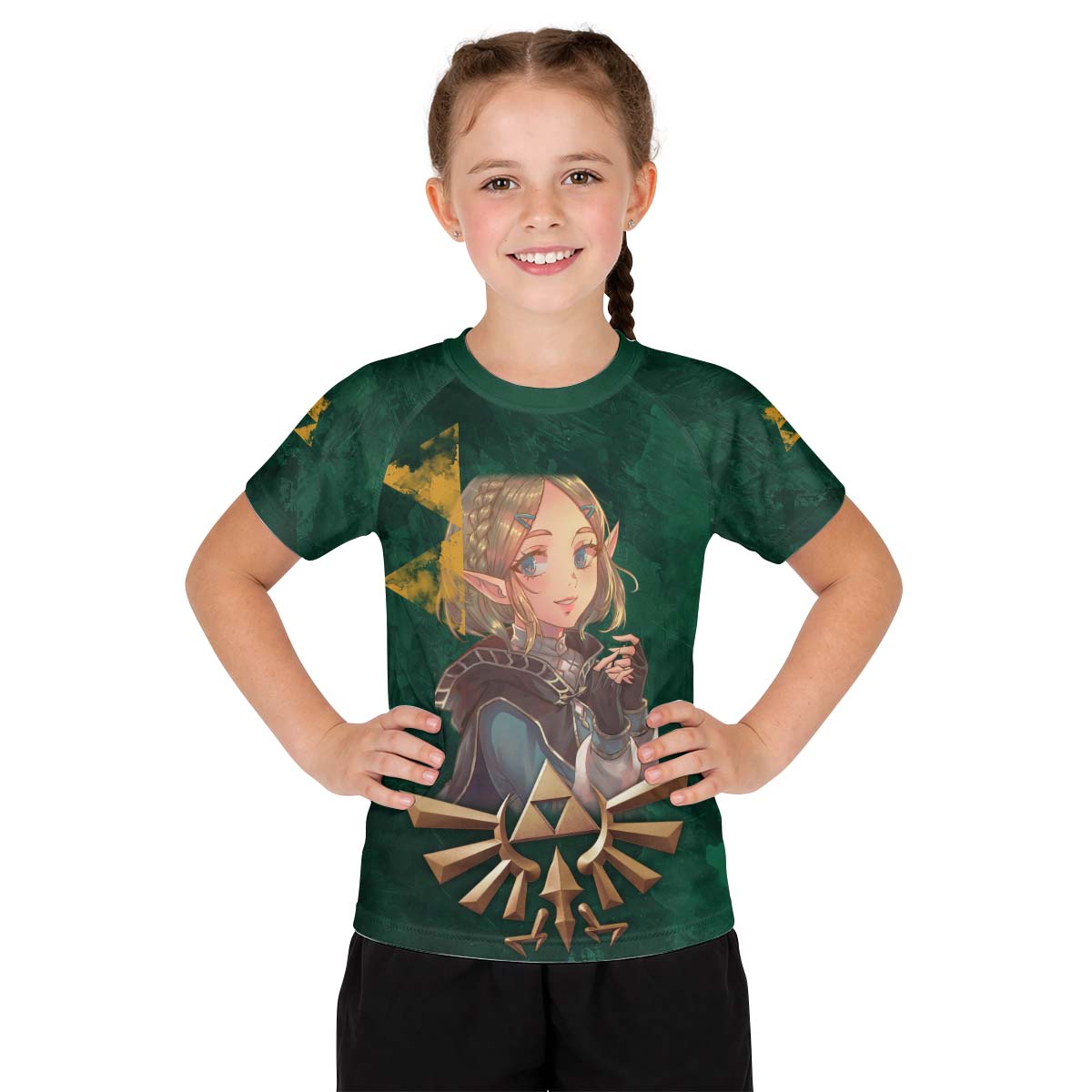 Zelda Princess of Hyrule Kid Rash Guard