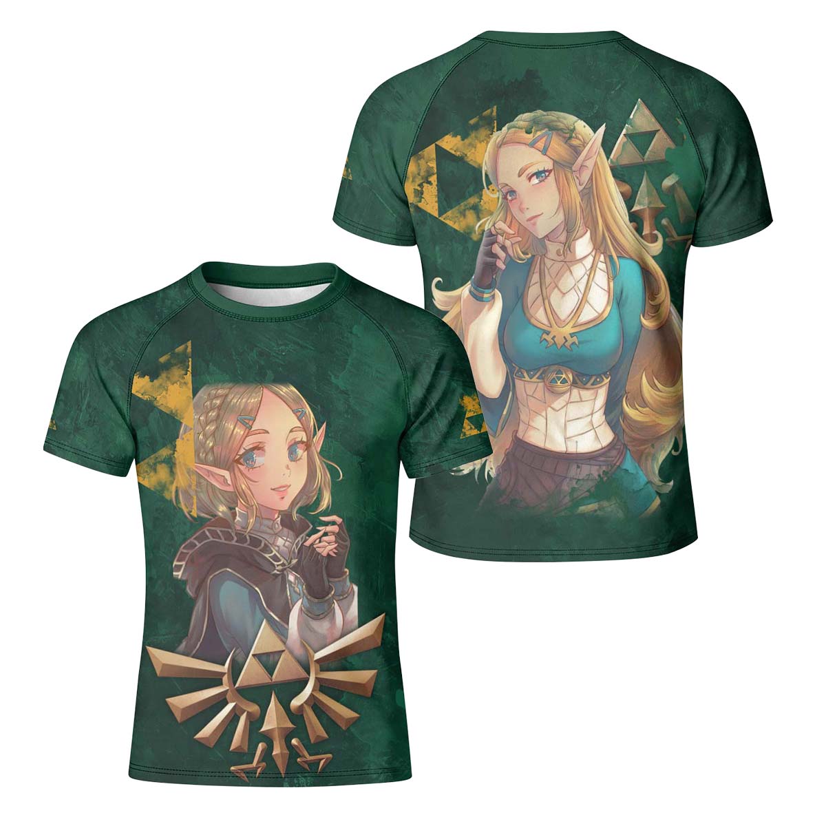 Zelda Princess of Hyrule Kid Rash Guard