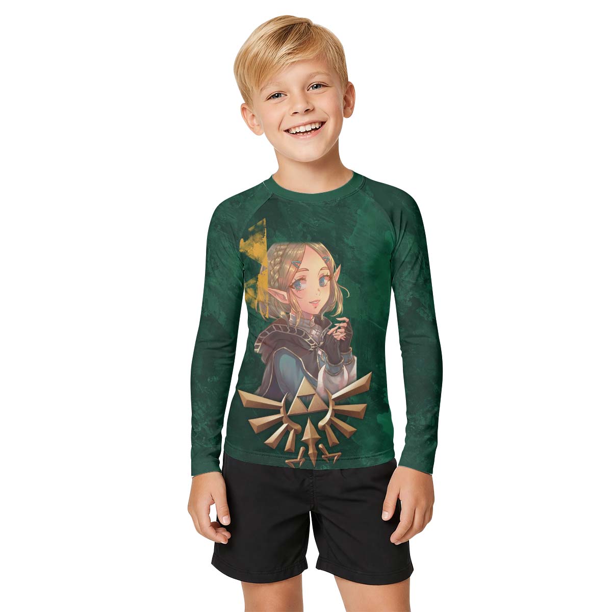  Zelda Princess of Hyrule Kid Rash Guard