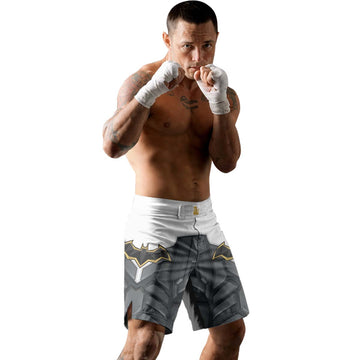 Batman Arkham Knight White Fight Shorts