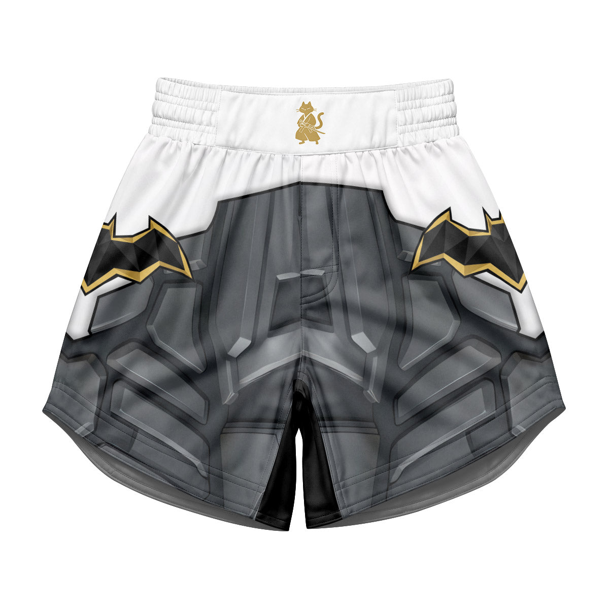 Batman Arkham Knight White Kids Grappling Shorts