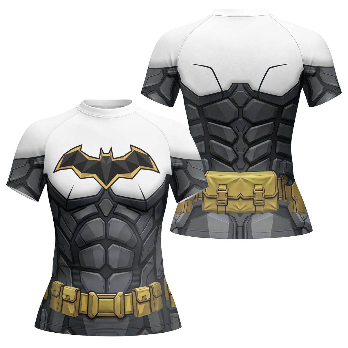 Batman White Rash Guard