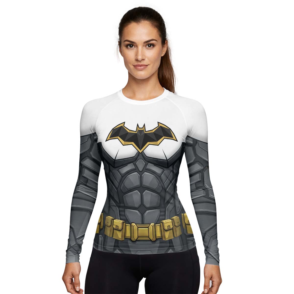 Batman White Rash Guard