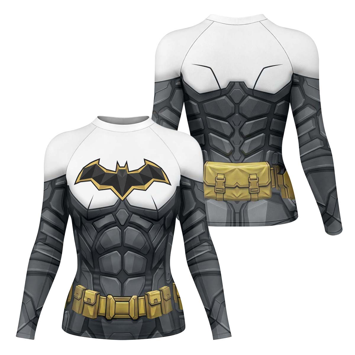Batman White Rash Guard