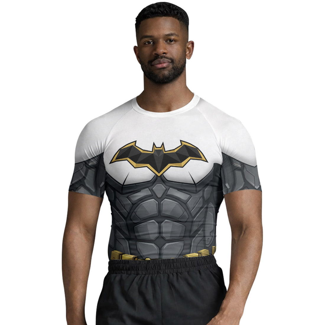Batman White Rash Guard