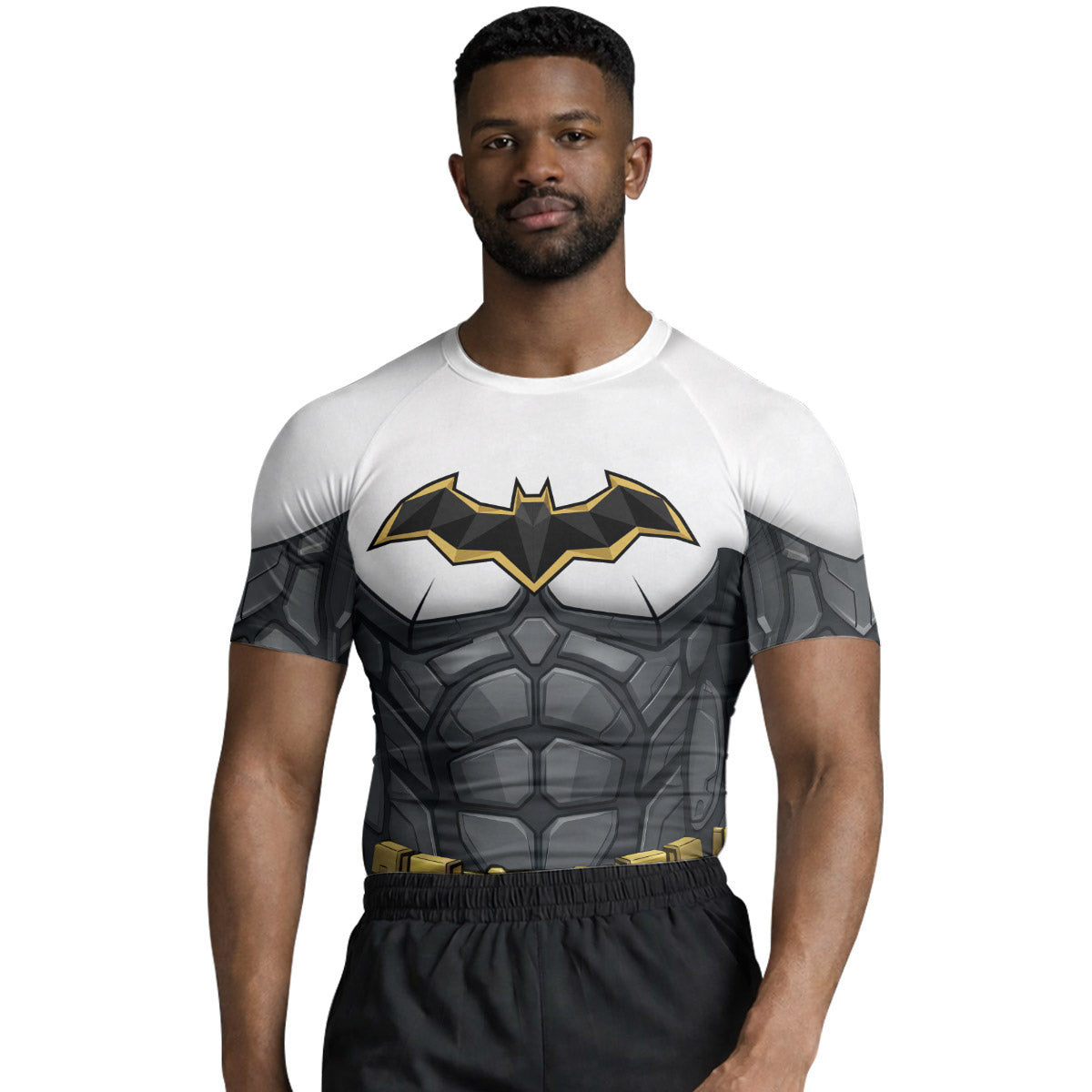 Batman White Rash Guard