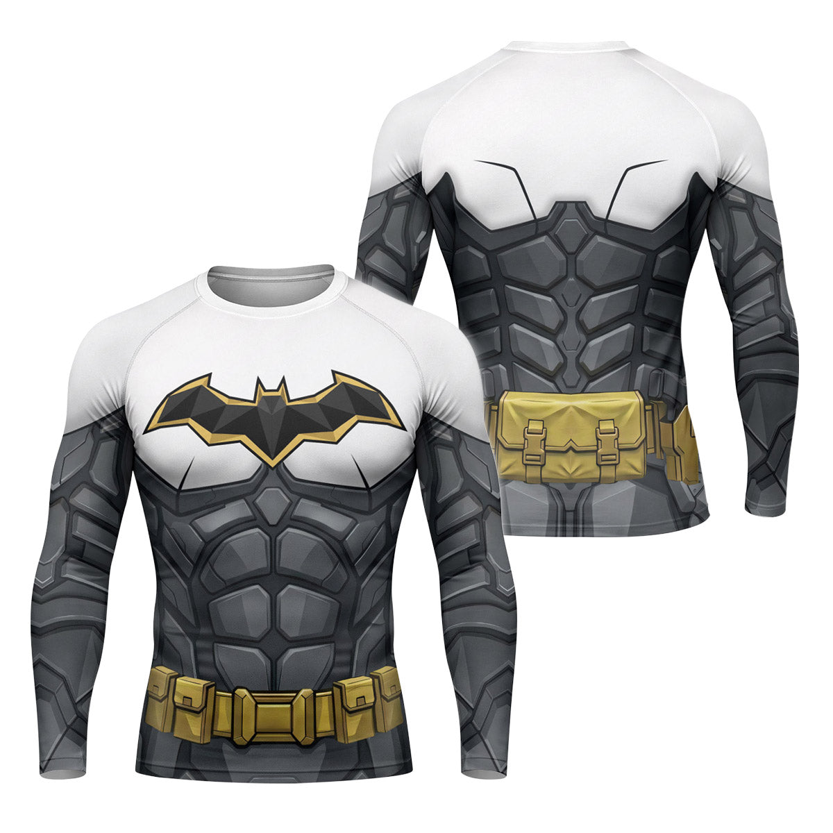 Batman White Rash Guard