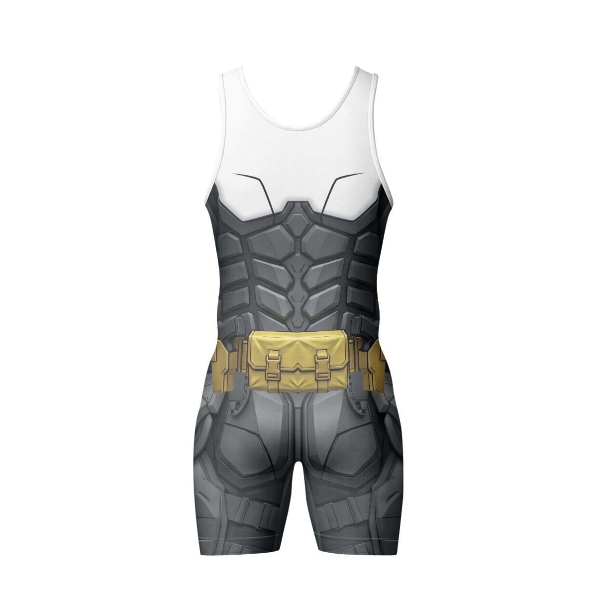 Batman Arkham Knight White Wrestling Singlet