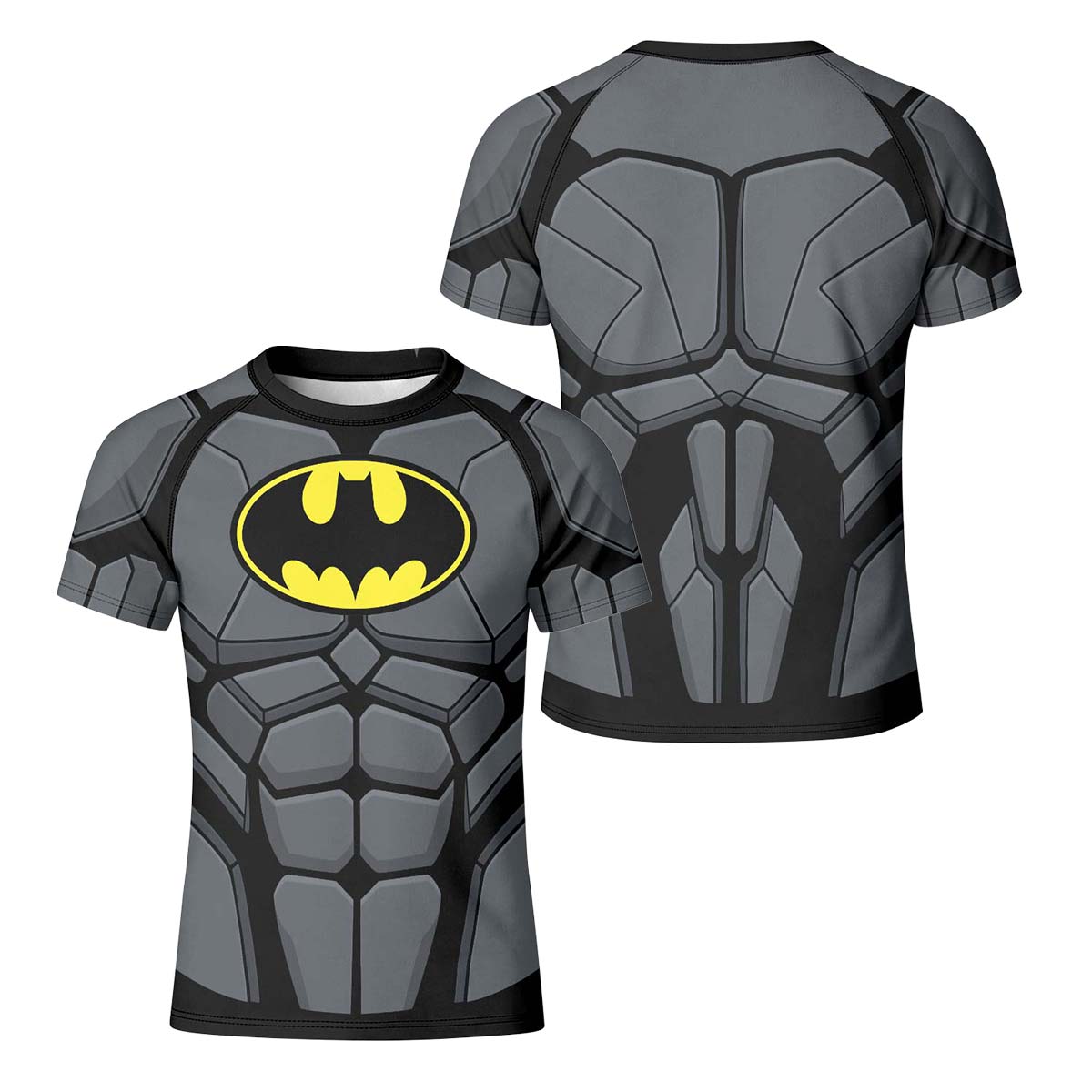 Batman Combat Suit Kid Rash Guard