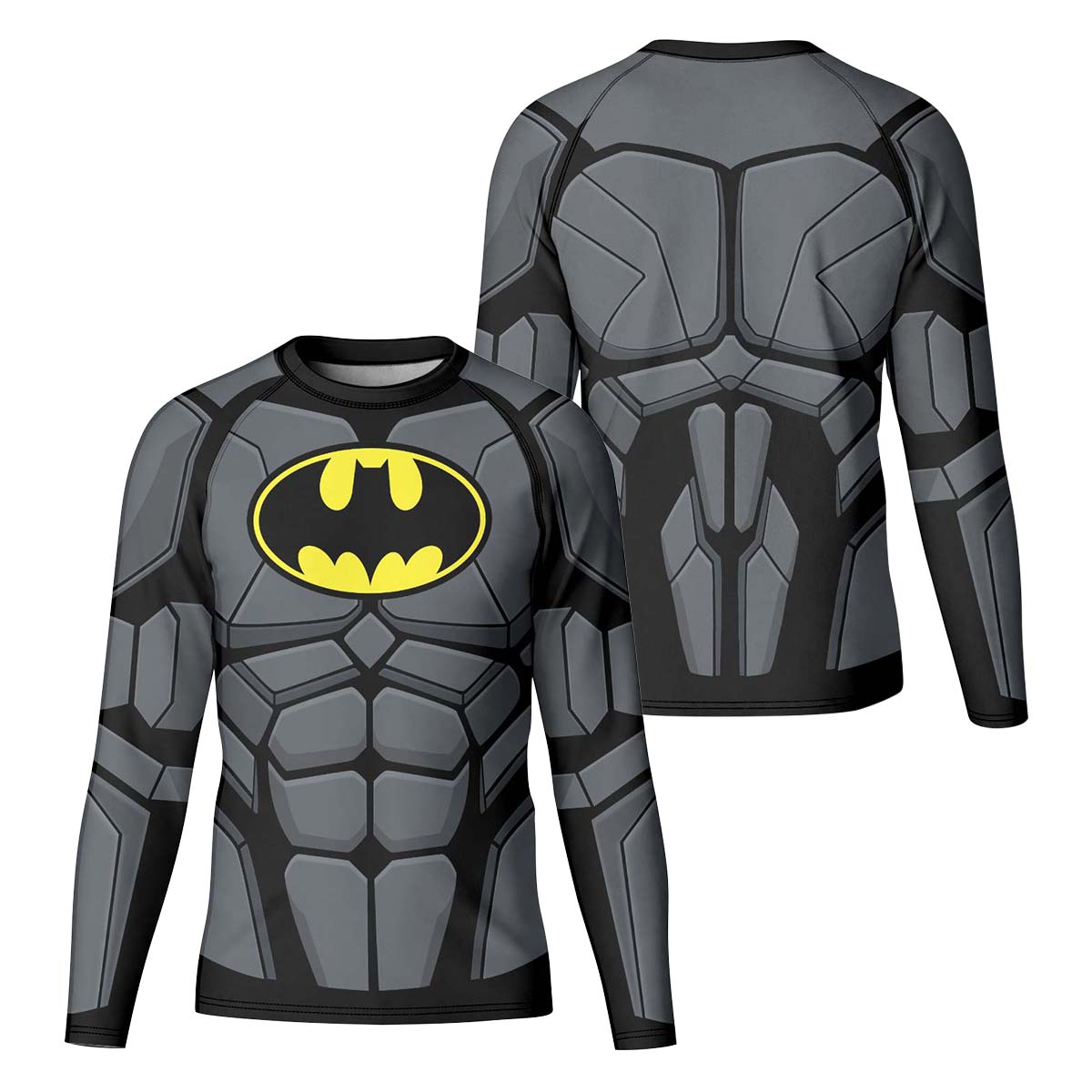 Batman Combat Suit Kid Rash Guard