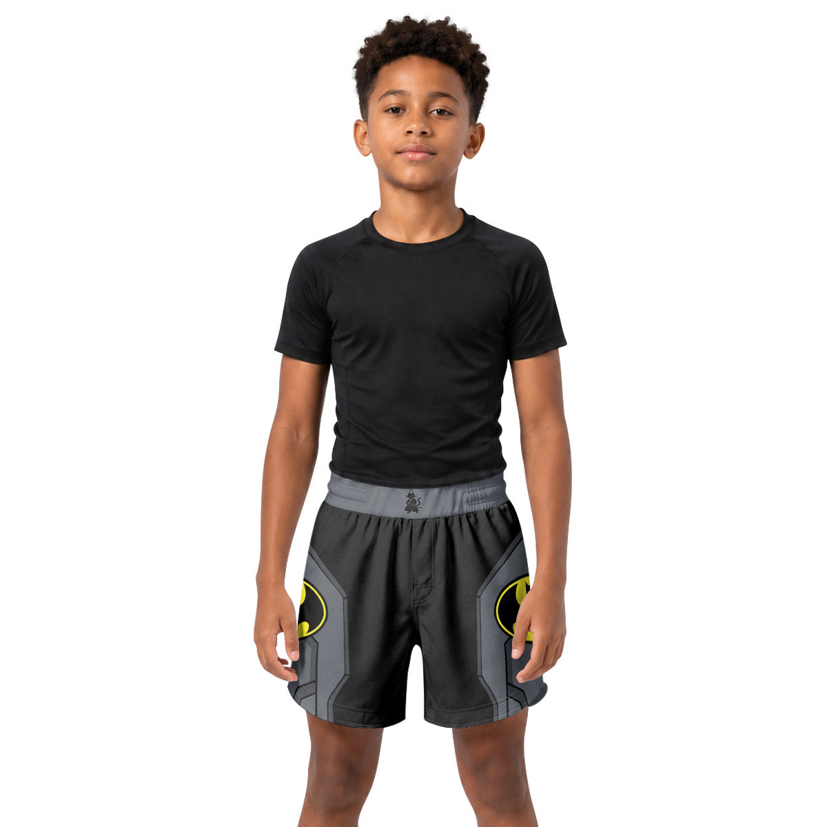 Batman Combat Suit Kids Grappling Shorts