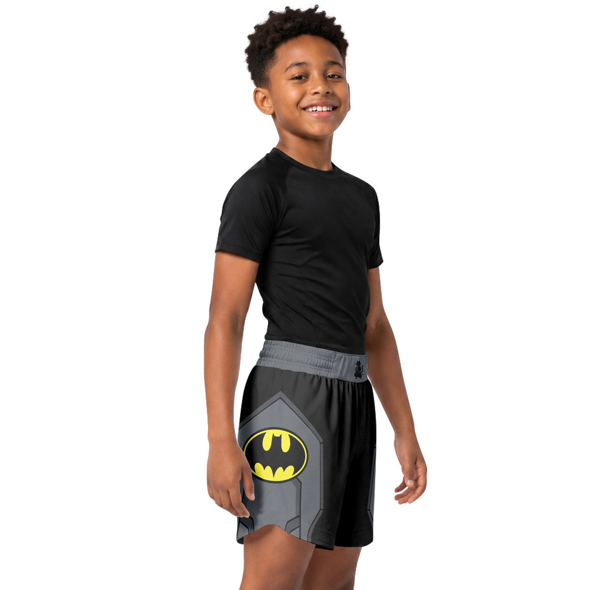 Batman Combat Suit Kids Grappling Shorts