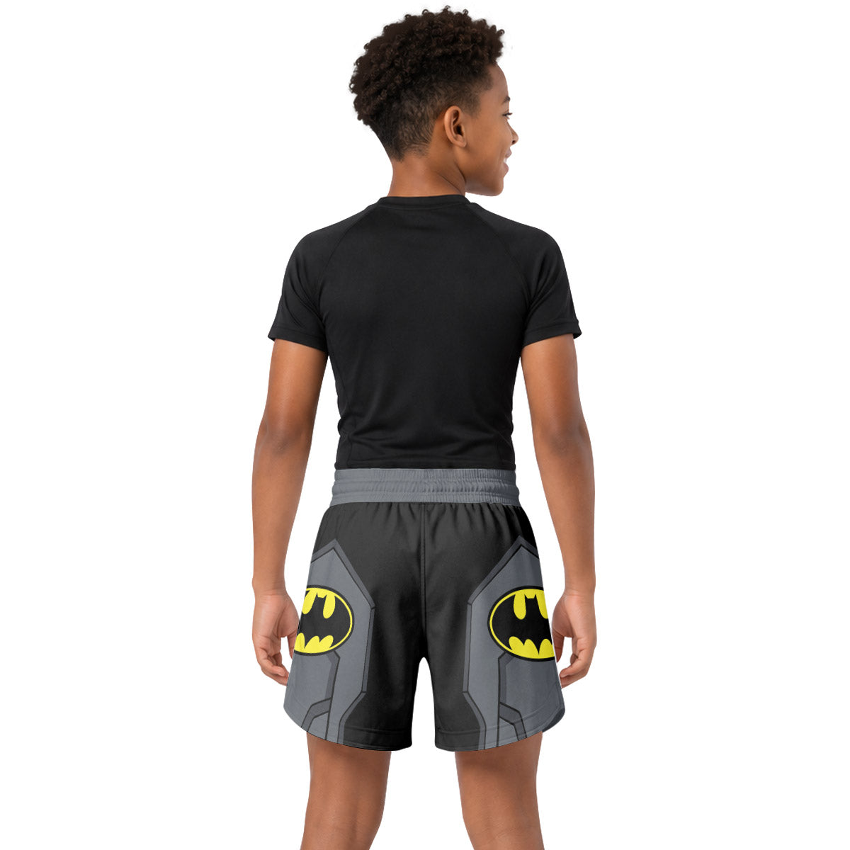 Batman Combat Suit Kids Grappling Shorts