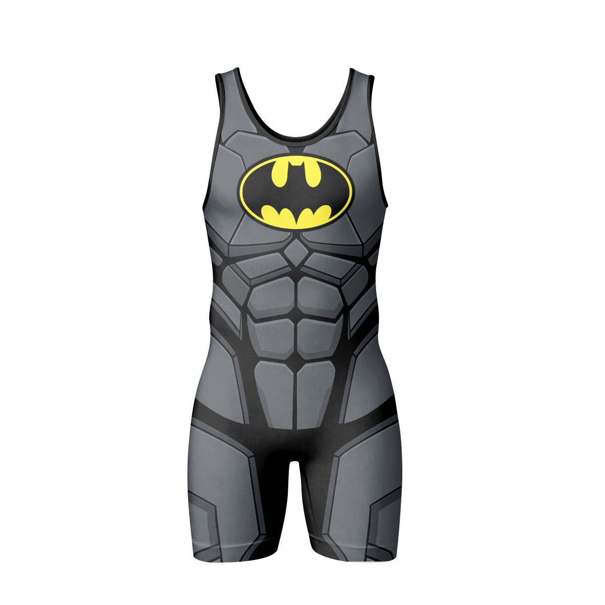 Batman Combat Suit Wrestling Singlet