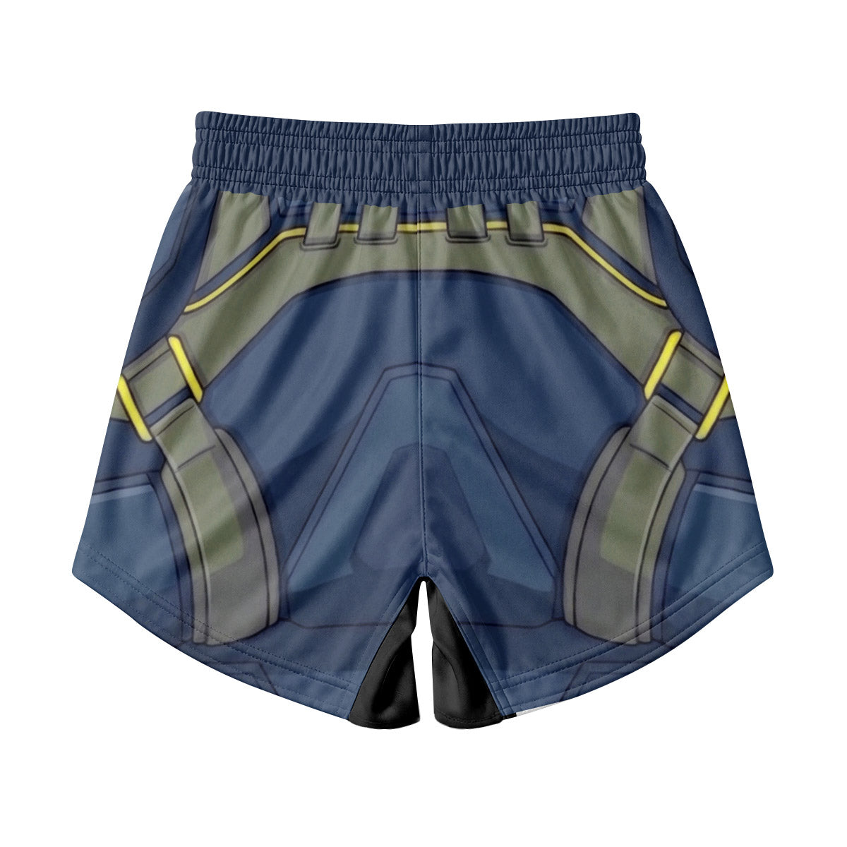 Batman Tactical Blue Armor Kids Grappling Shorts