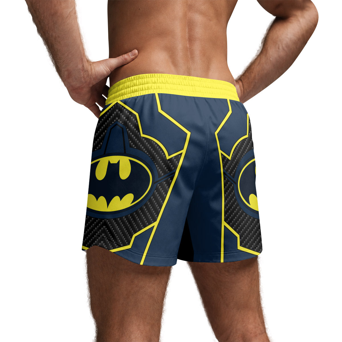 Batman Tactical Blue Net Armor Grappling Shorts