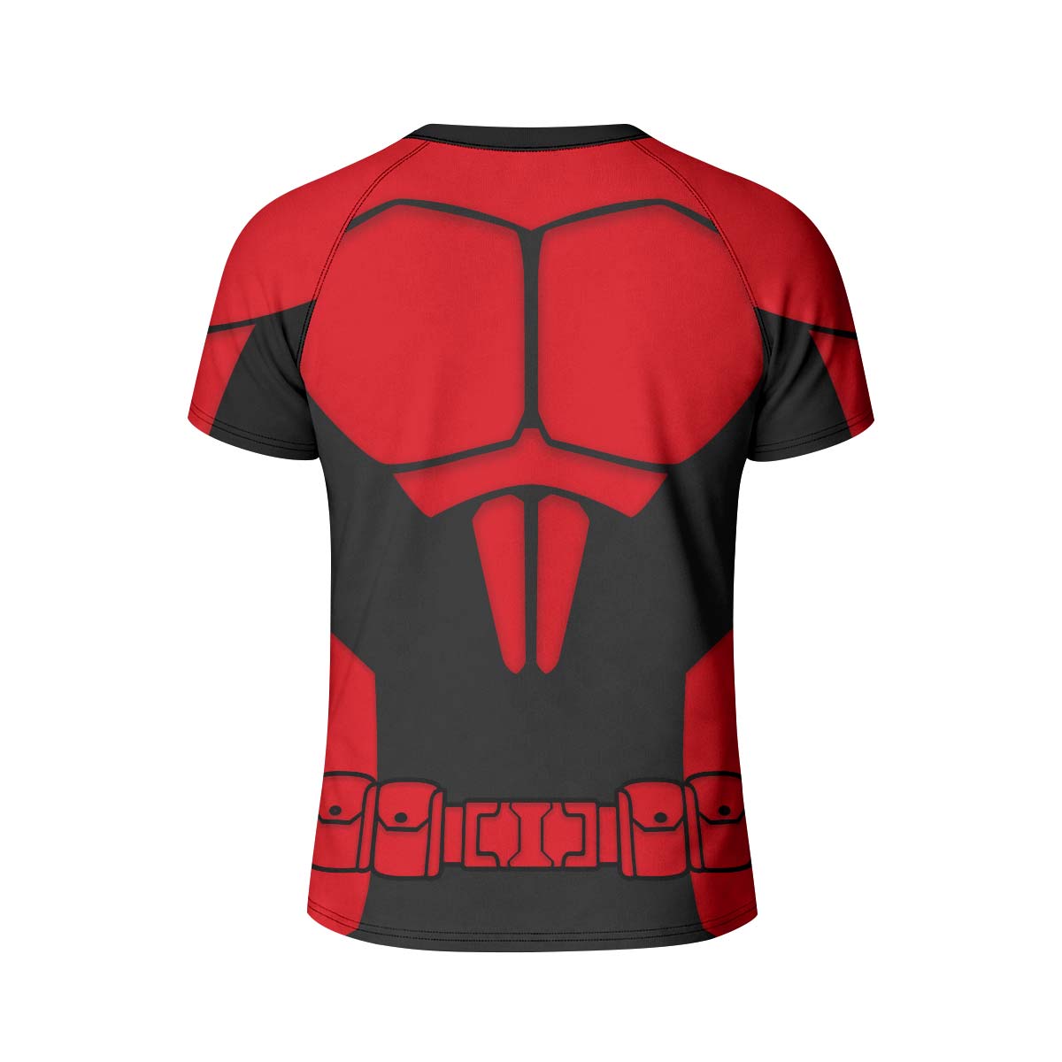 Batman Tactical Red Armor Kid Rash Guard
