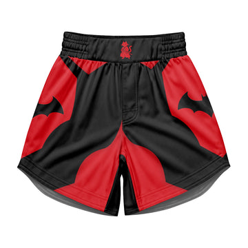 Batman Tactical Red Armor Kids Grappling Shorts