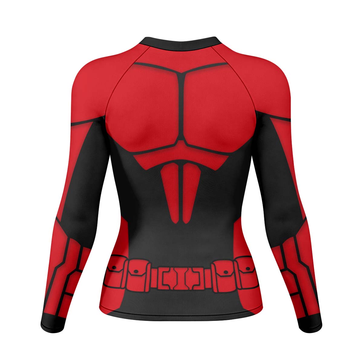 Batman Tactical Red Armor Rash Guard